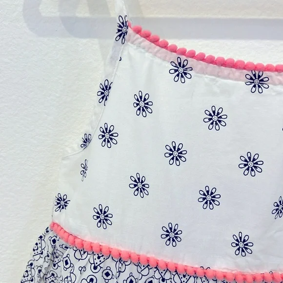 joie Floral Kids Dress in Yellow and Blue size:8 - Picture 2 of 6